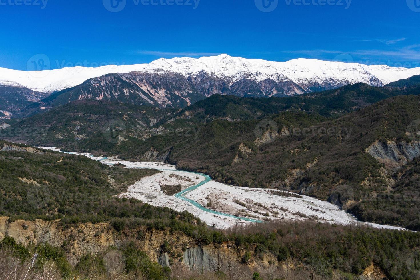 paysages du parc naturel de tzoumerka photo