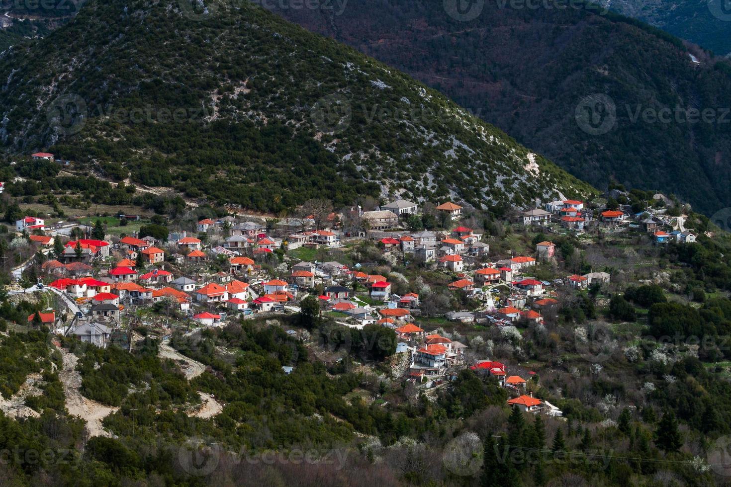 paysages du parc naturel de tzoumerka photo