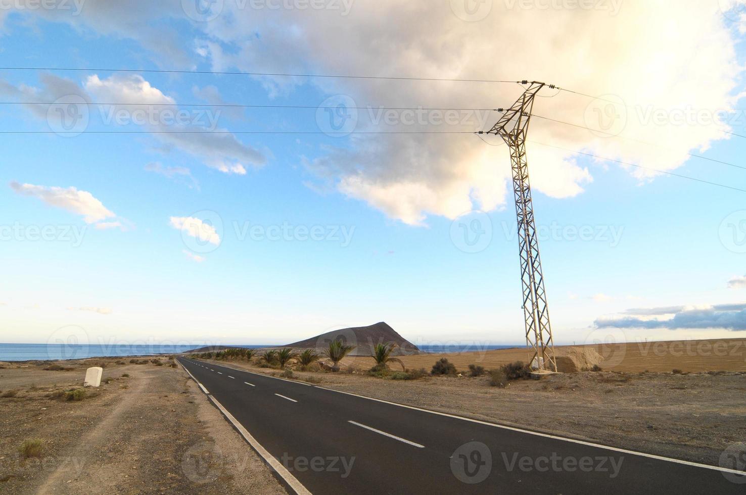 vue panoramique sur la route photo