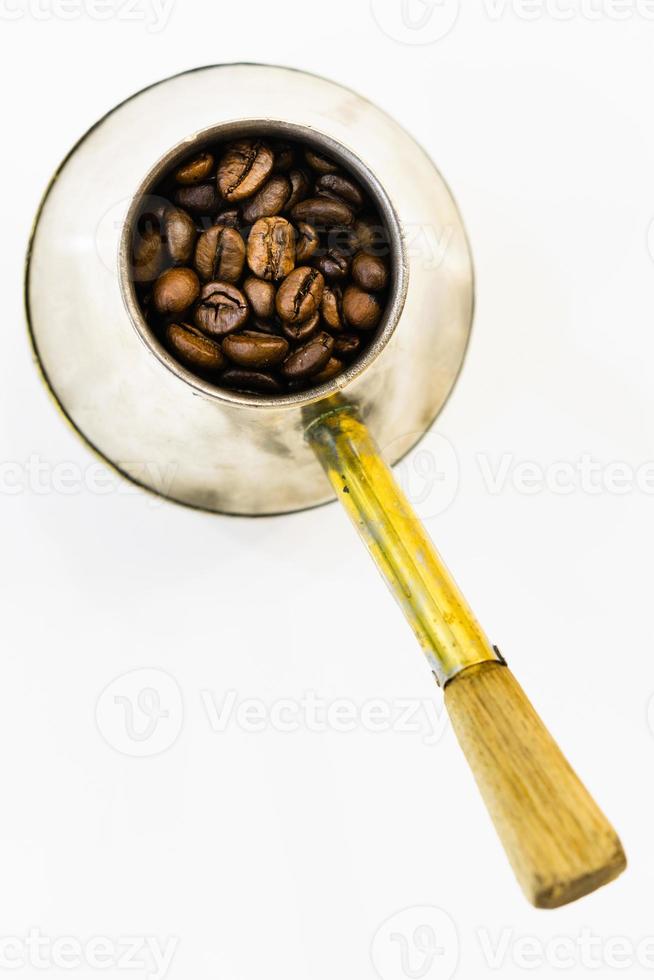 grains de café mis en place photo