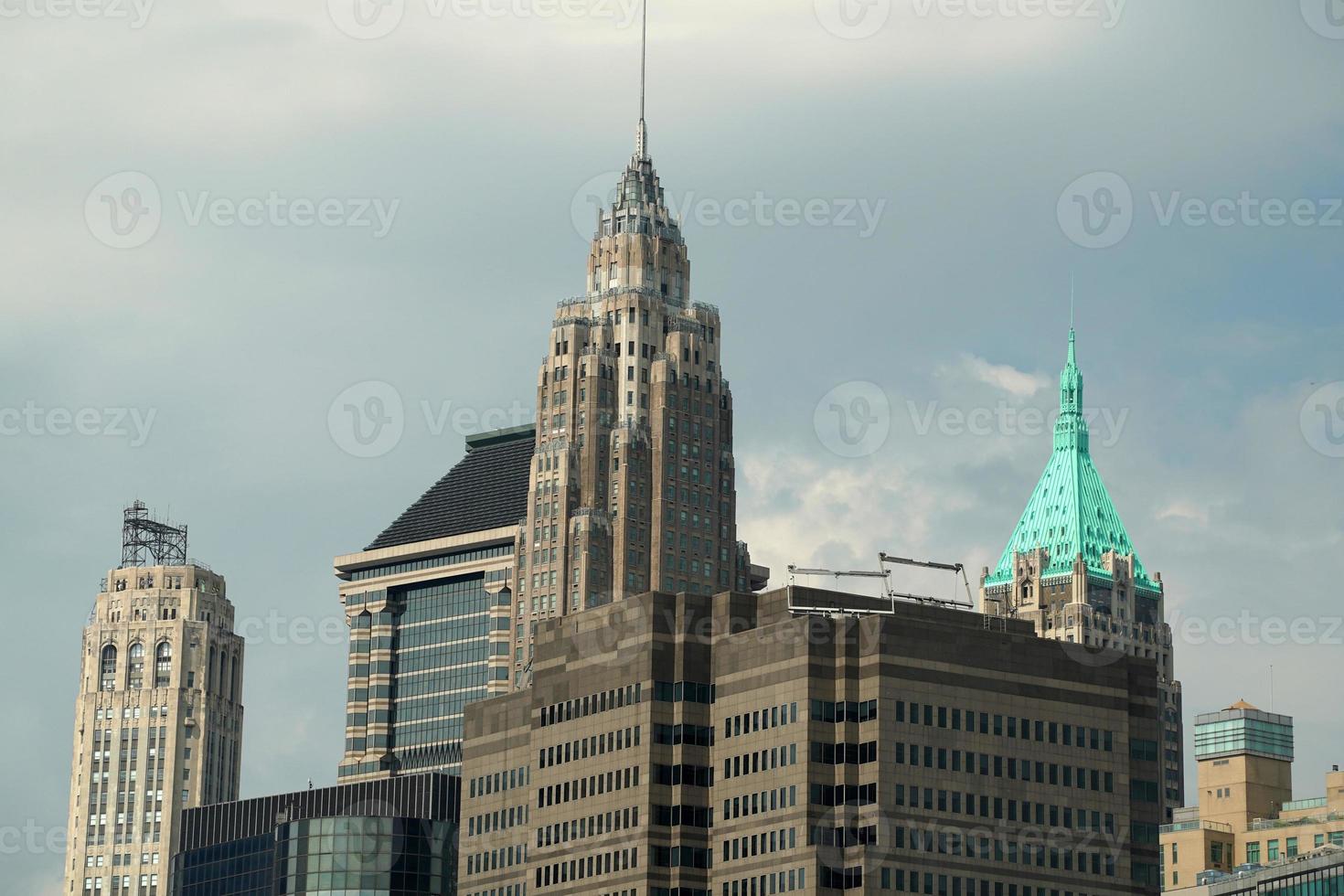 gratte-ciel de new york du sud de manhattan photo