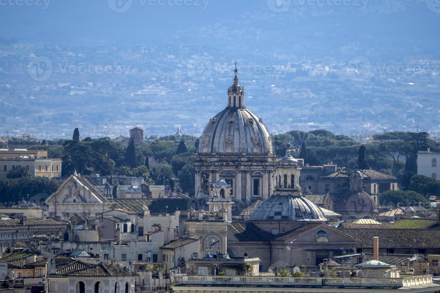 roma vue aérienne paysage urbain du musée du vatican photo