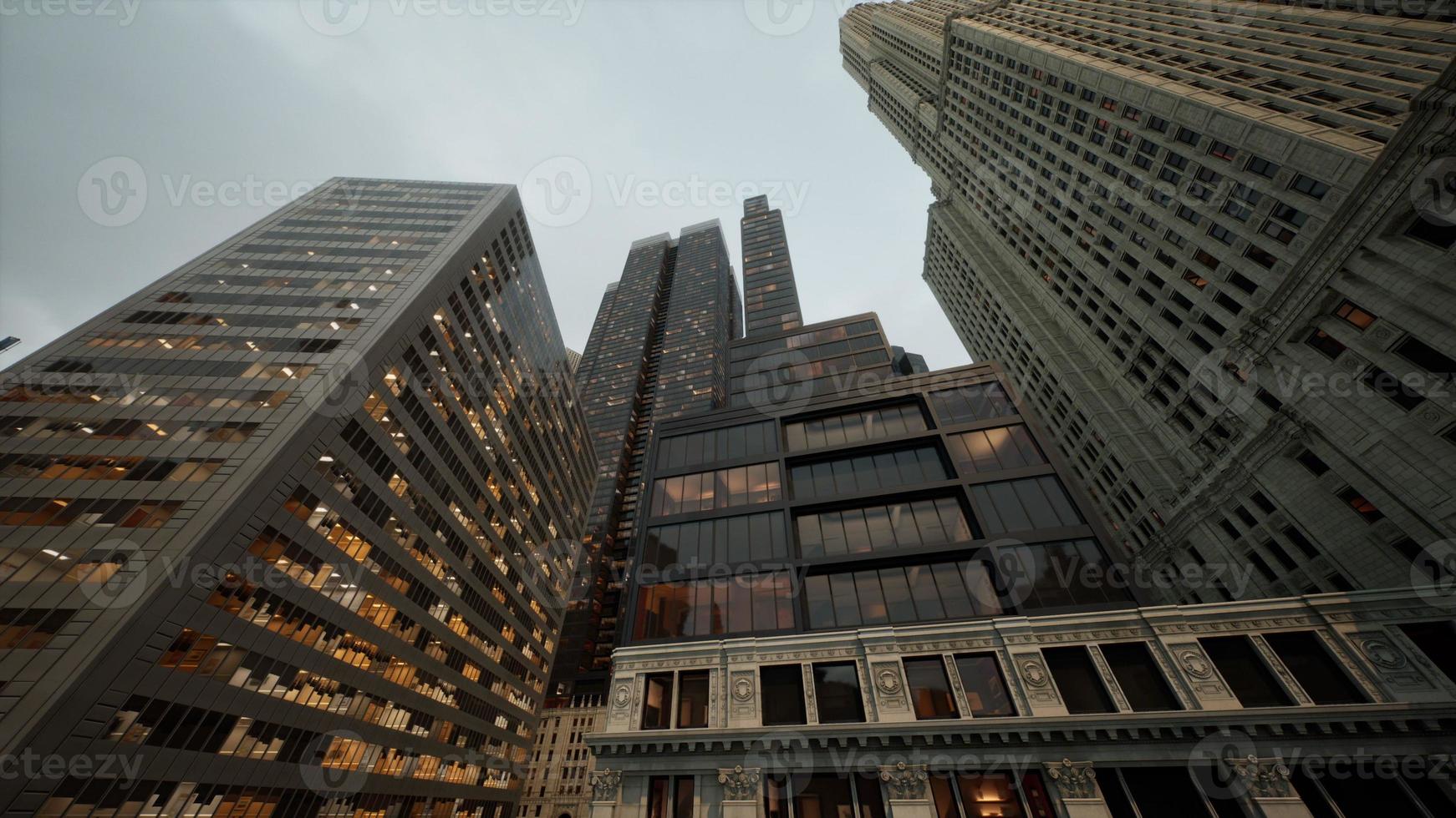 vue de dessus bâtiment moderne à shanghai photo