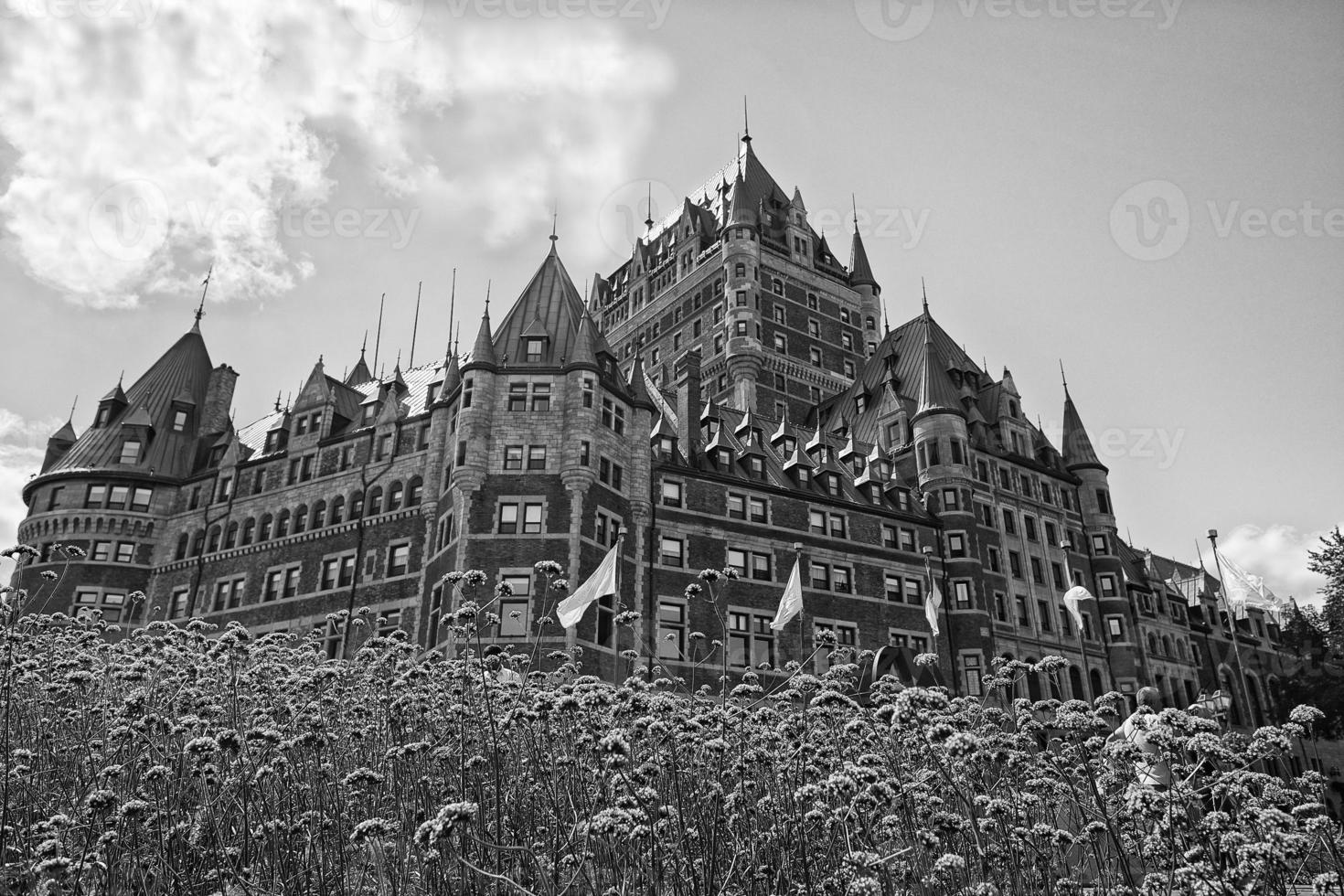 canada vue sur le château de la ville de québec photo