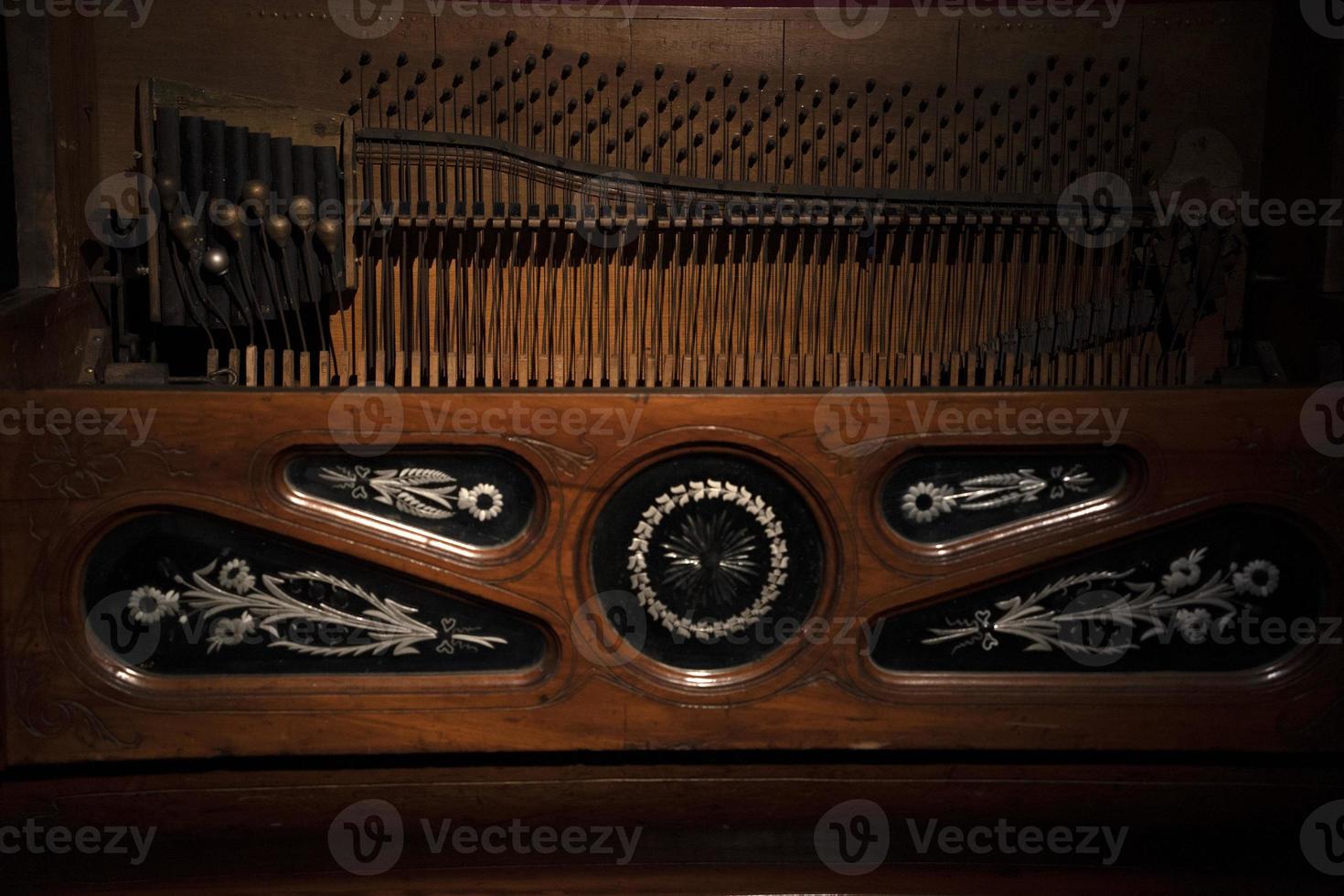 poignée de manivelle d'orgue d'épinette photo