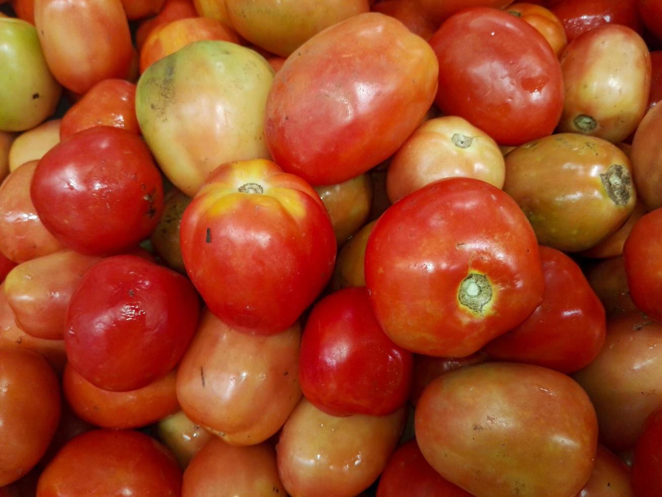 gros plan, de, tomates rouges photo