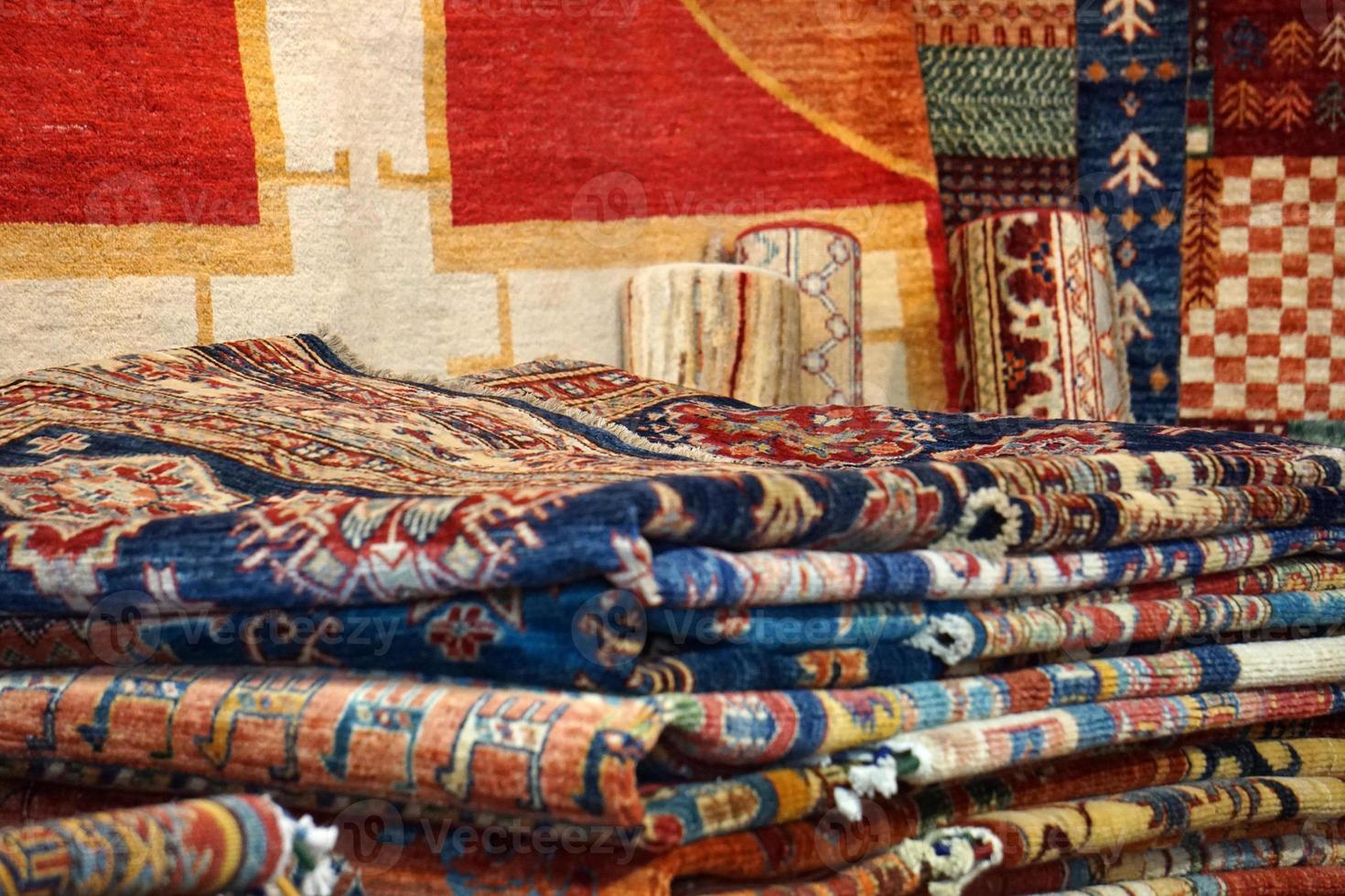 tapis persan vieux antique vintage photo