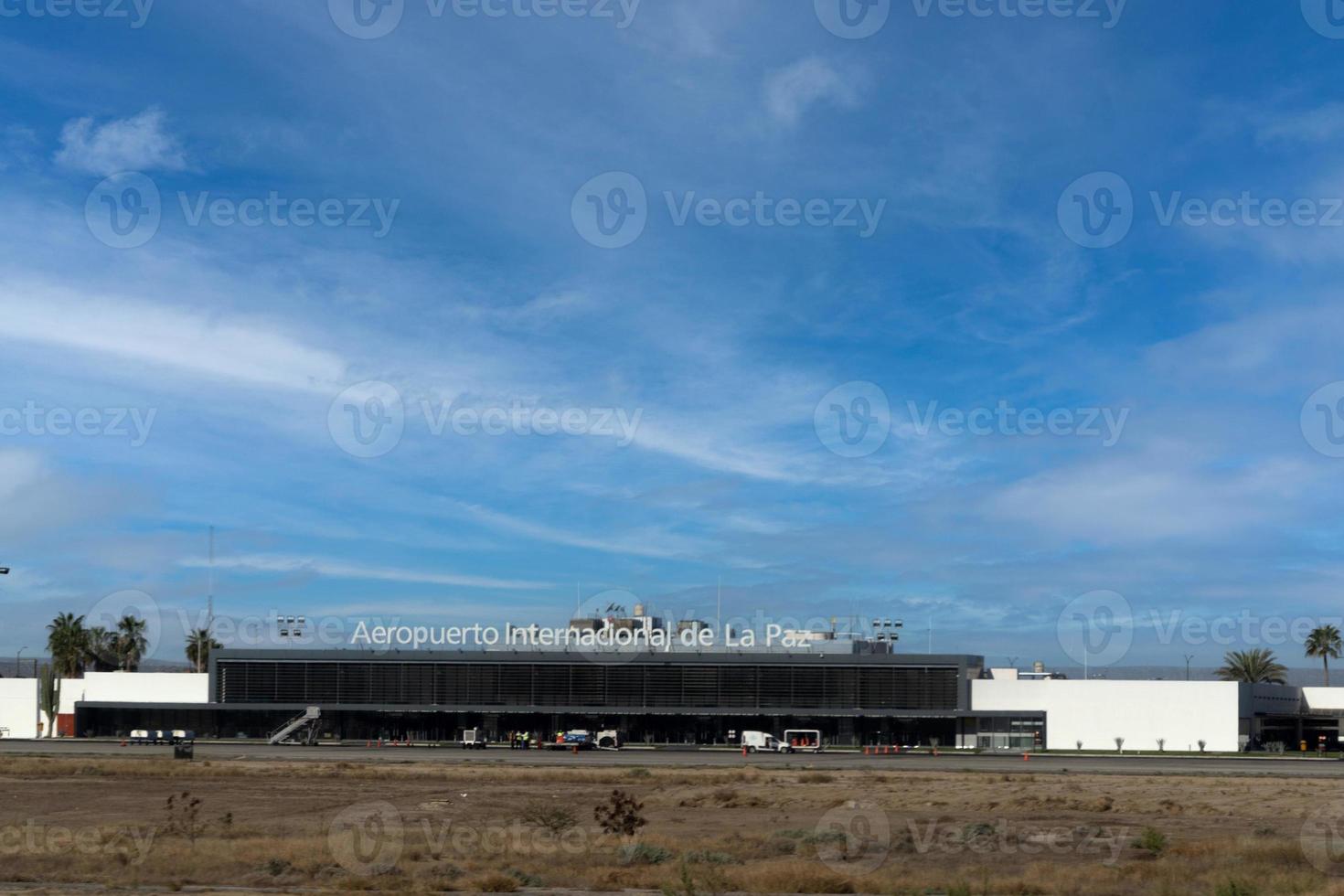 vue aérienne de l'aéroport de la paz baja california sur photo