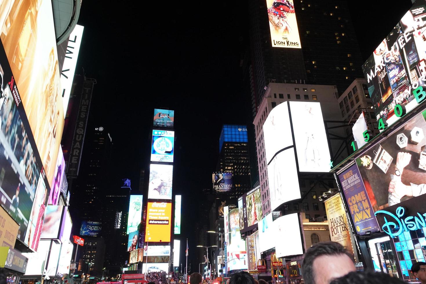 New York, États-Unis - 25 mai 2018 - Times Square plein de monde photo