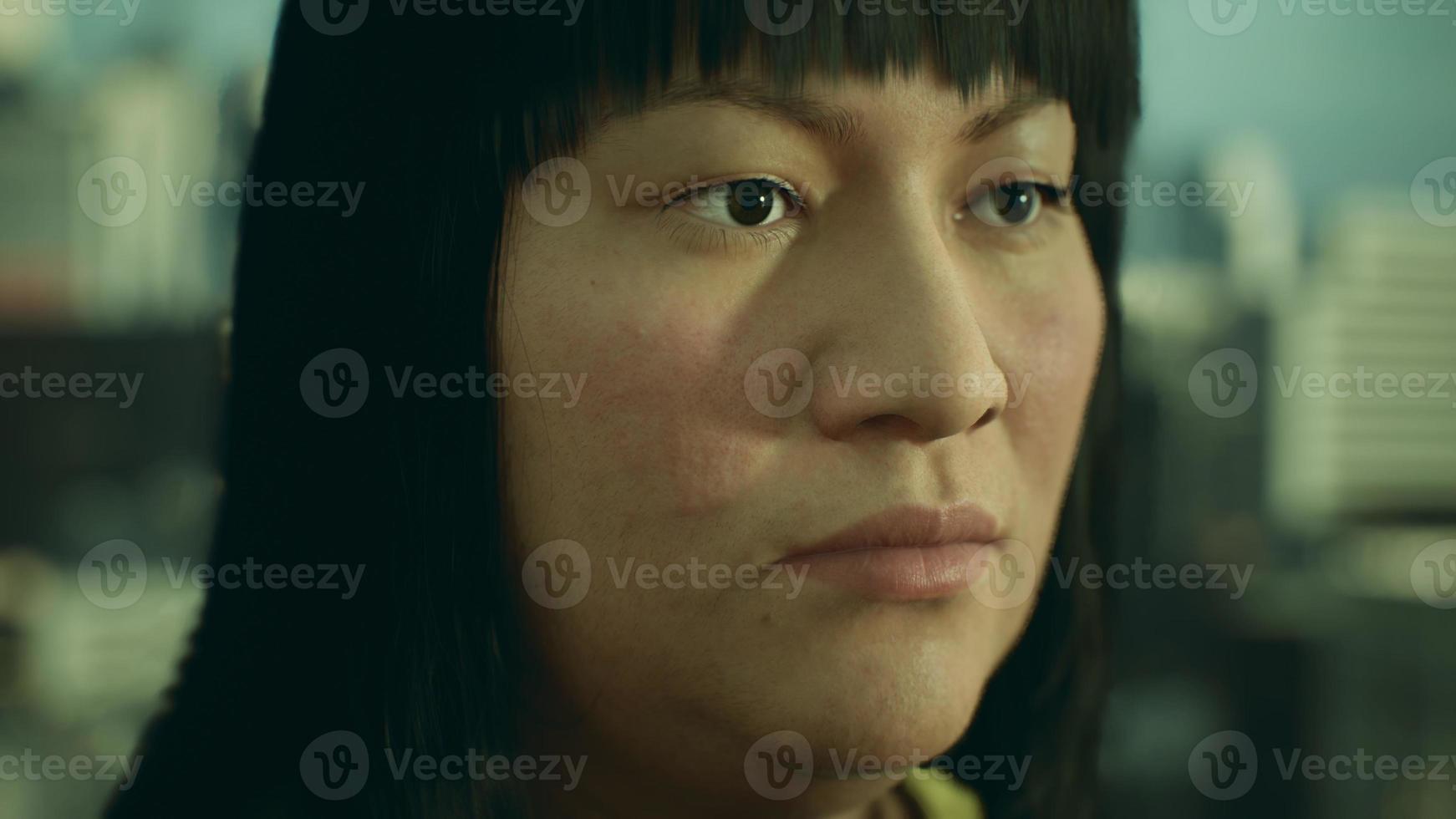 portrait de femme mexicaine dans la ville photo