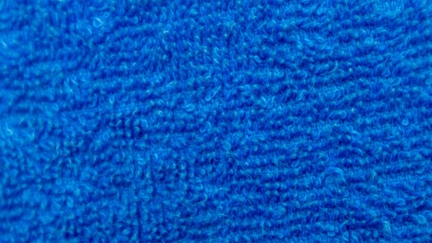 texture de serviette bleue en arrière-plan photo