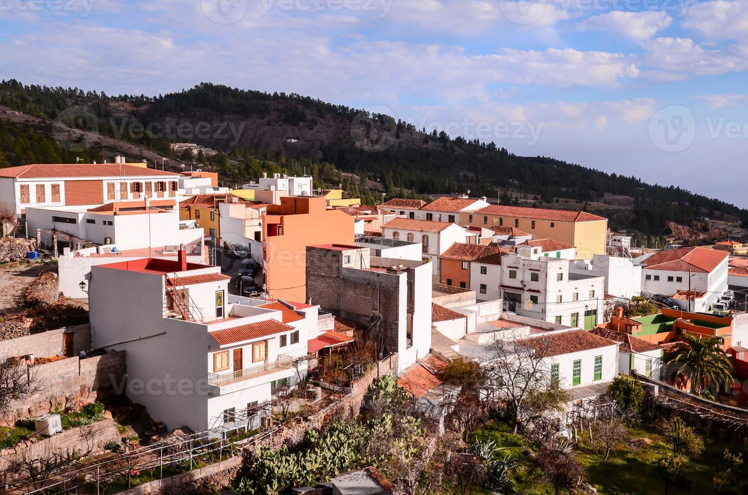 vue de dessus de la ville photo