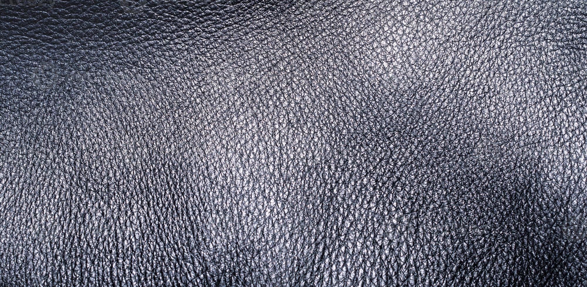 texture cuir naturel noir photo
