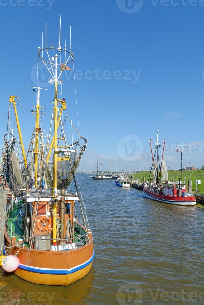 Port de greetsiel, Frise orientale, mer du Nord, Basse-Saxe, Allemagne photo