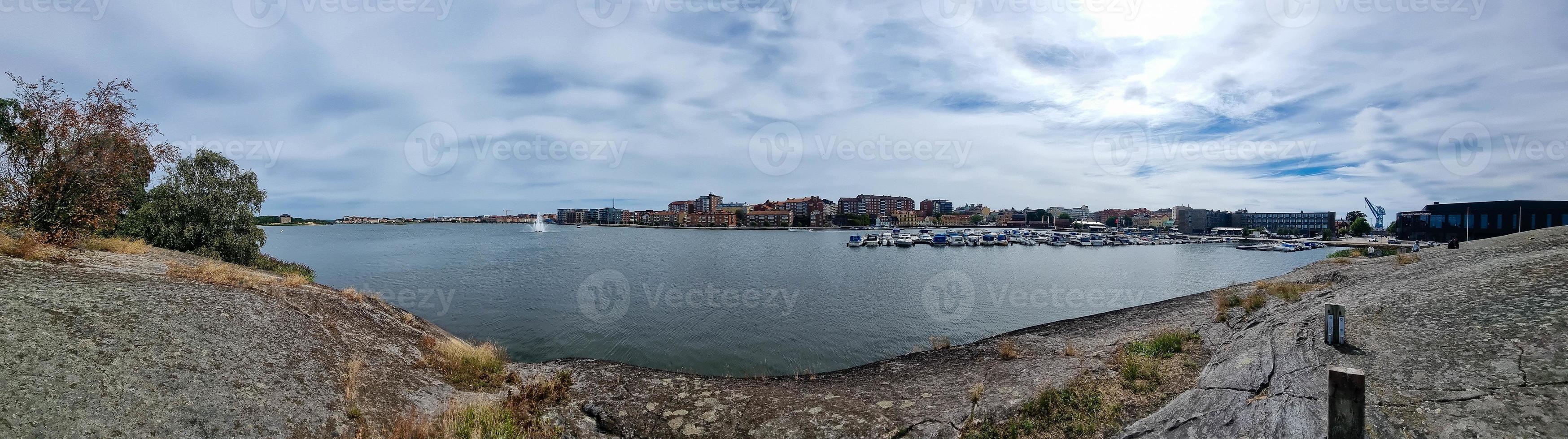 Karlskrona est une ville portuaire dans la province suédoise du sud de Blekinge photo