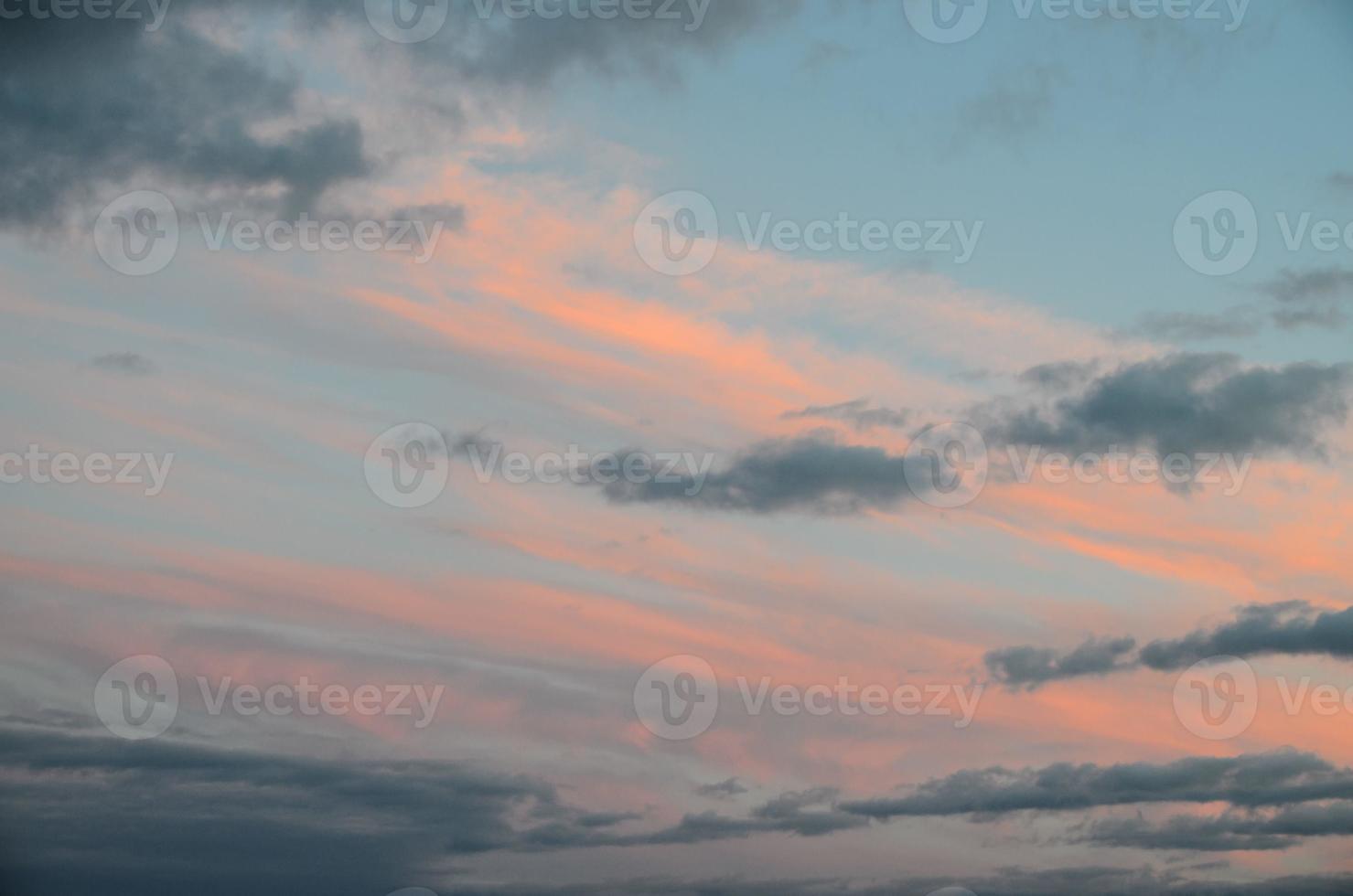 ciel au coucher du soleil photo