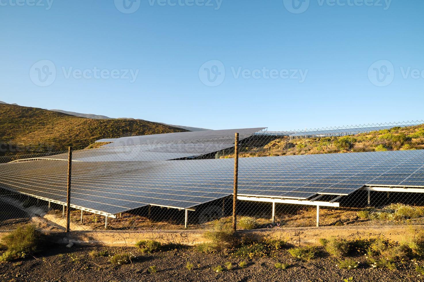 vue panneau solaire photo