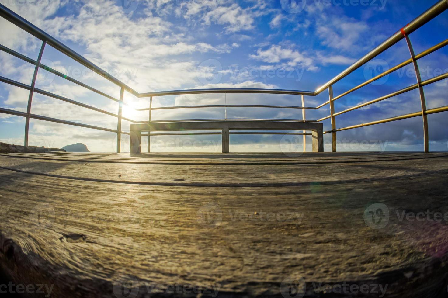 vue panoramique sur la jetée photo