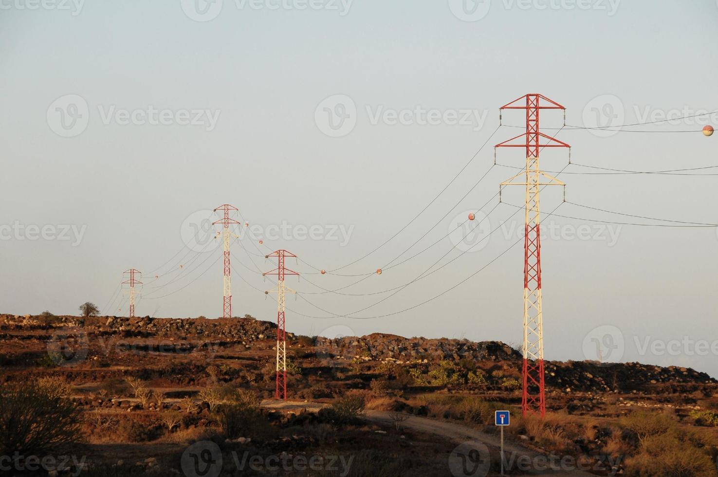 vue sur poteau électrique photo