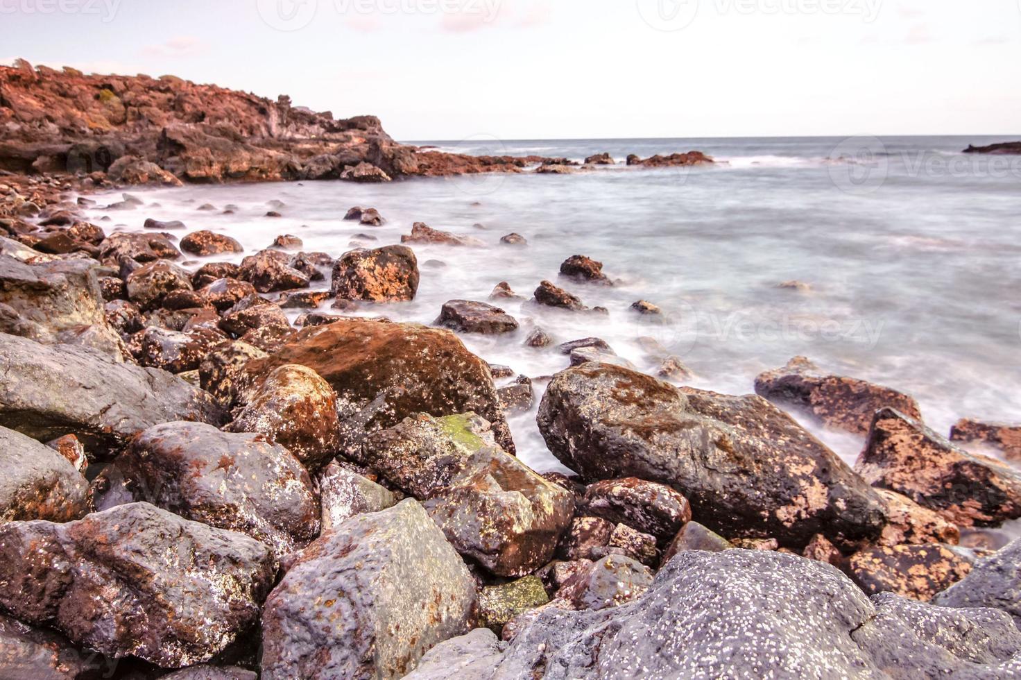 vue panoramique sur l'océan photo