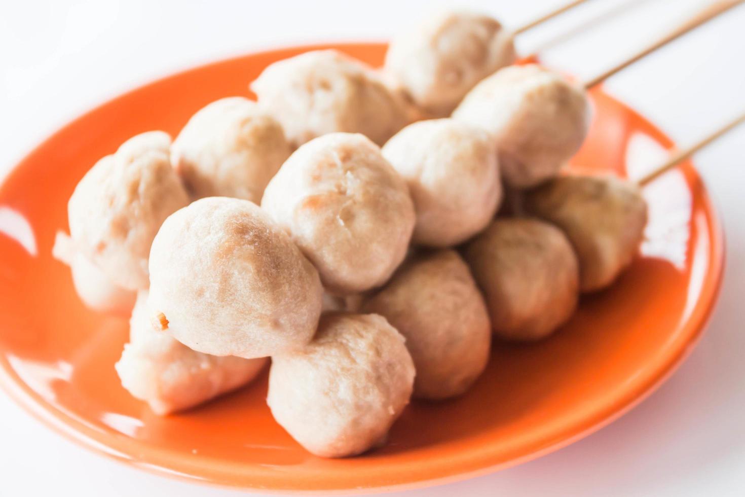 mini boulettes de porc photo