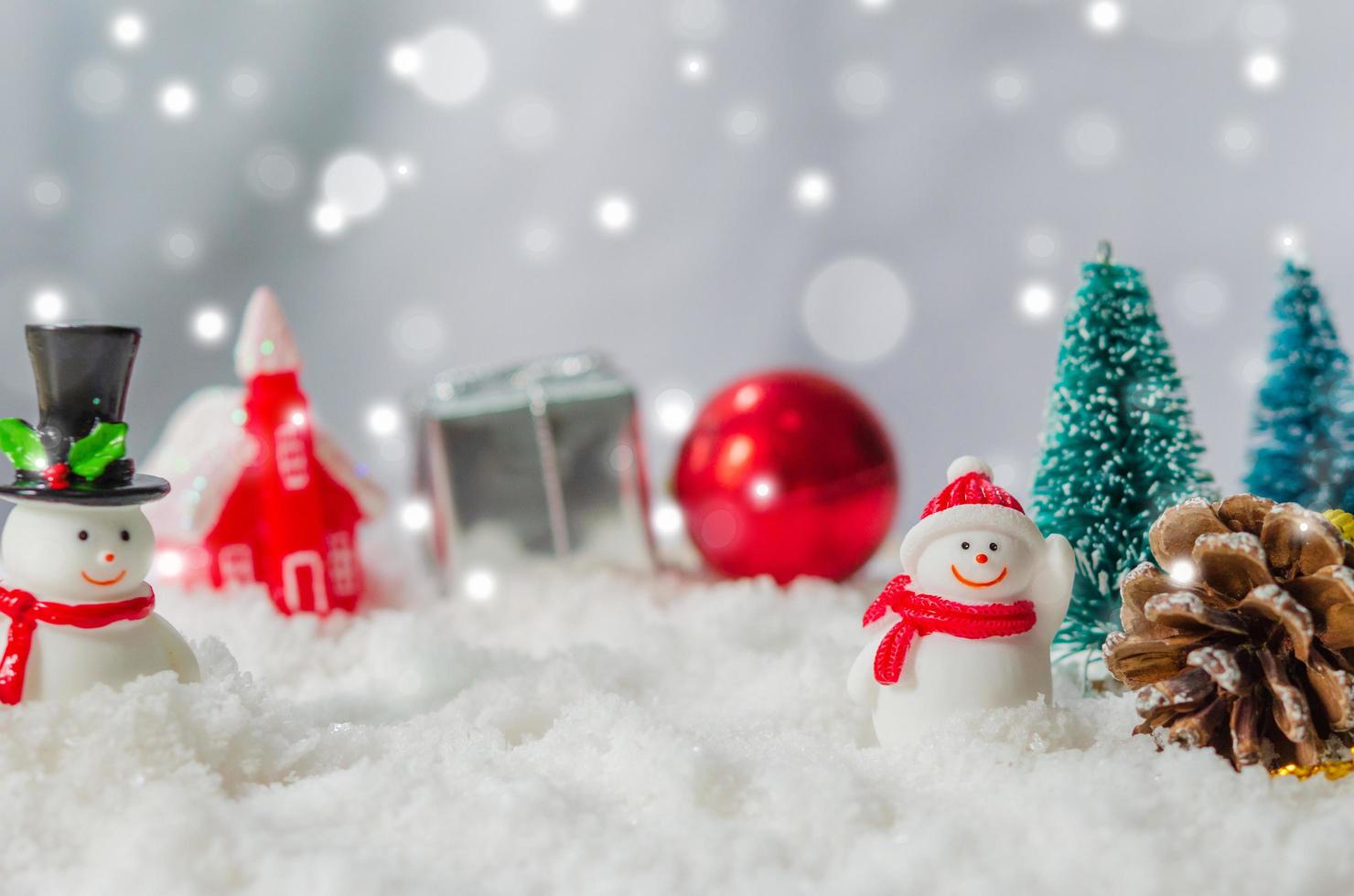 arbres de Noël et décorations photo