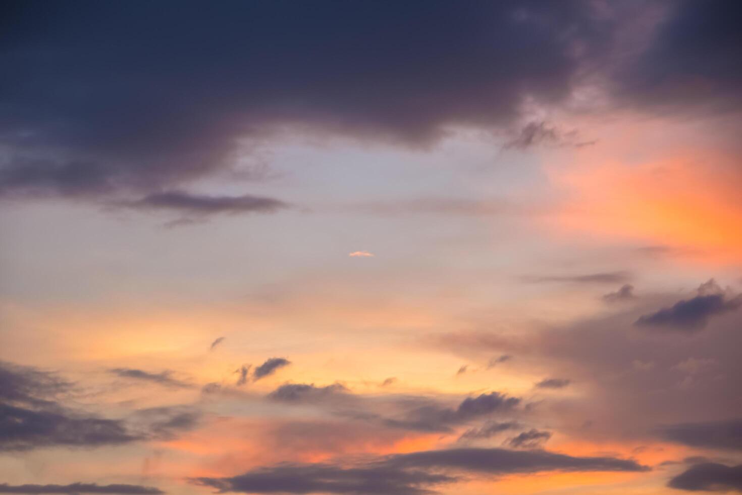 ciel au coucher du soleil photo