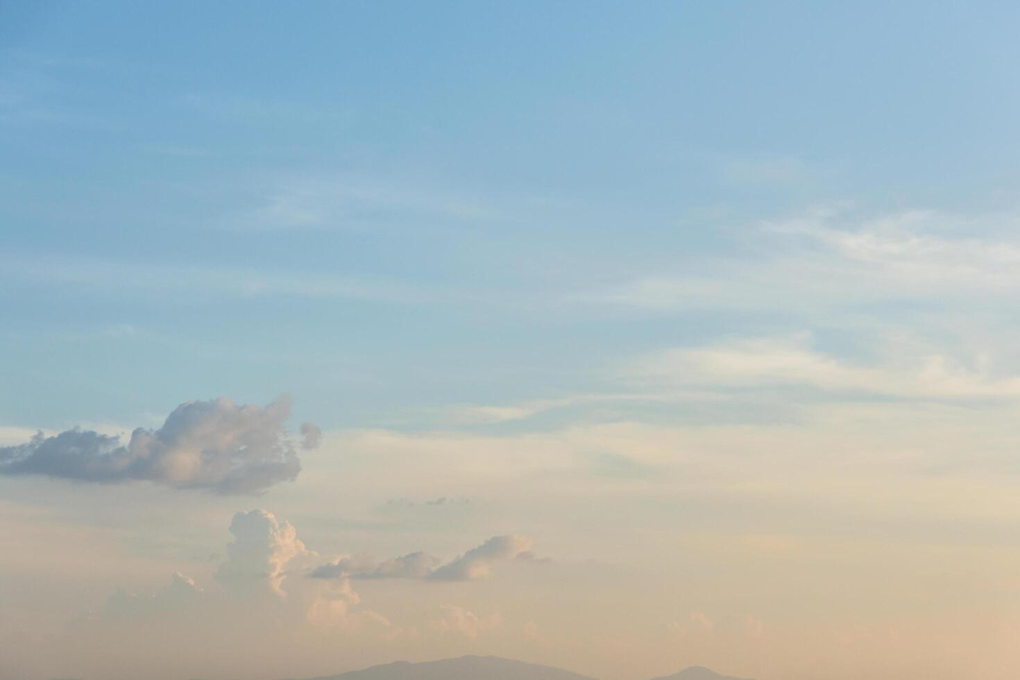 ciel au coucher du soleil photo