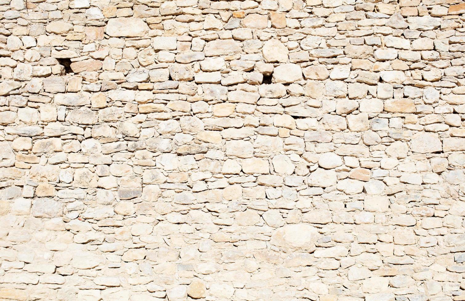 mur de pierre beige photo