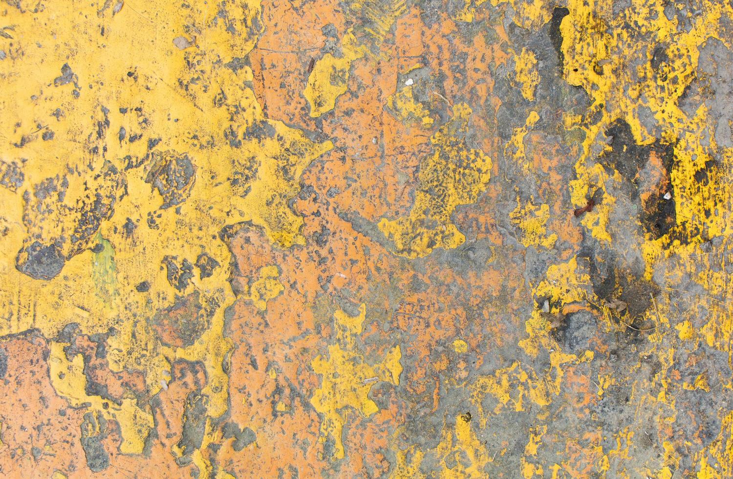 Texture grunge rouillée jaune photo