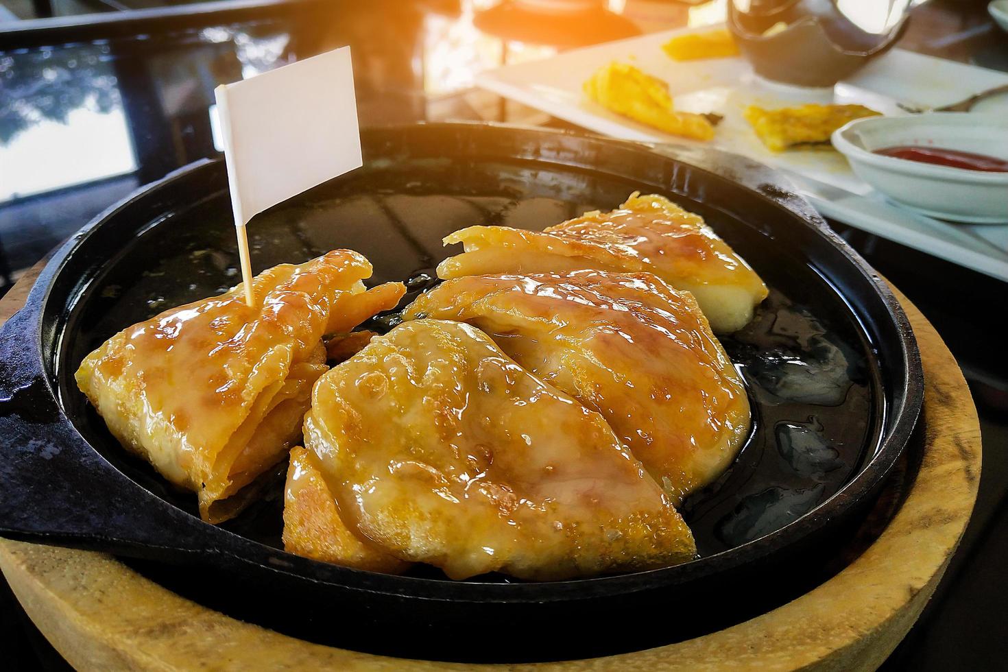 assiette de roti thaï photo