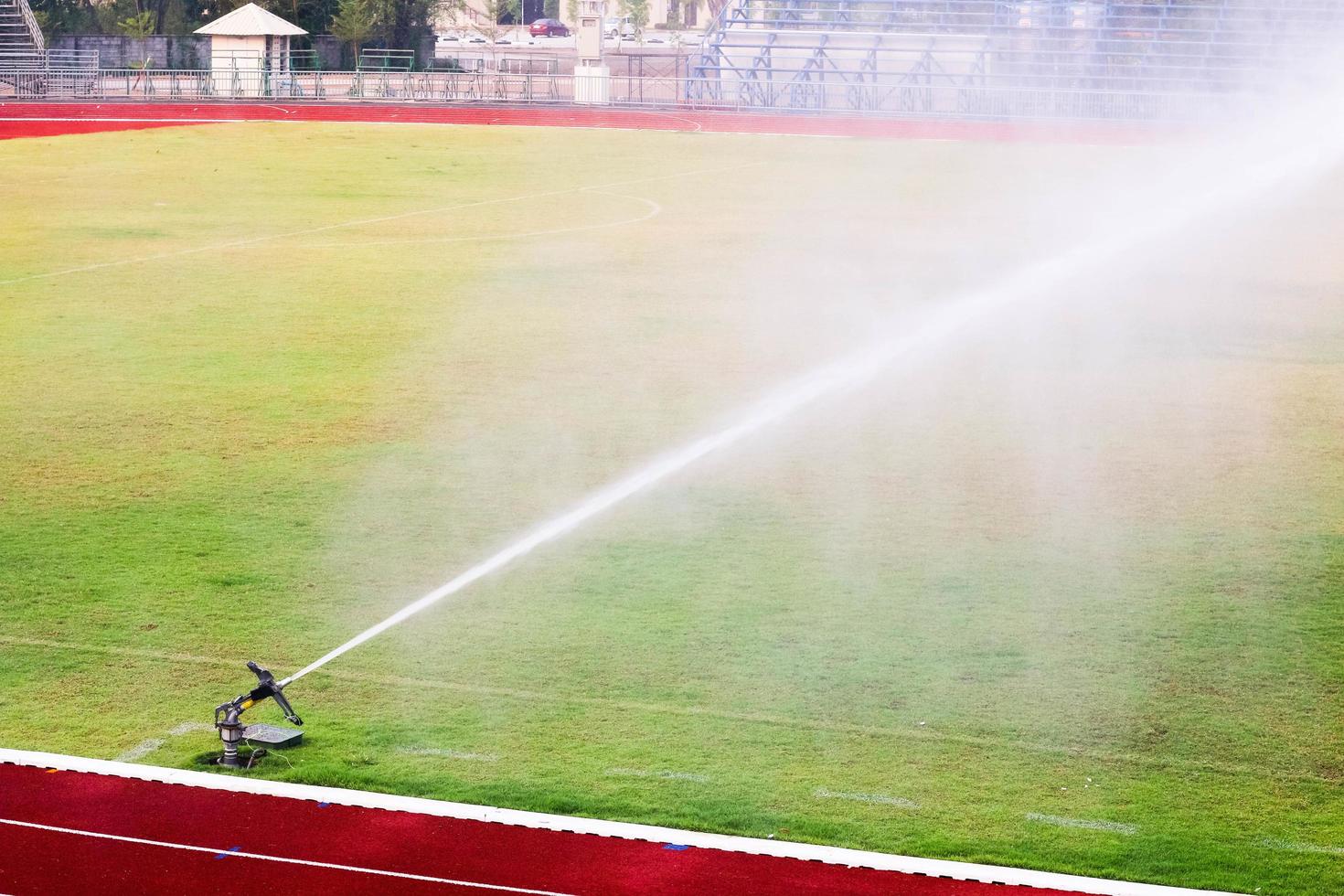 arrosage sur un champ photo