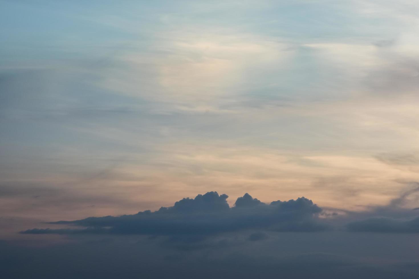 le ciel au coucher du soleil photo