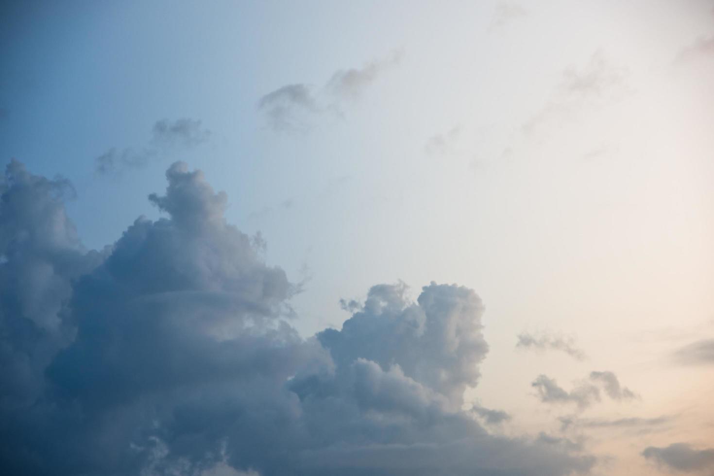 le ciel au coucher du soleil photo