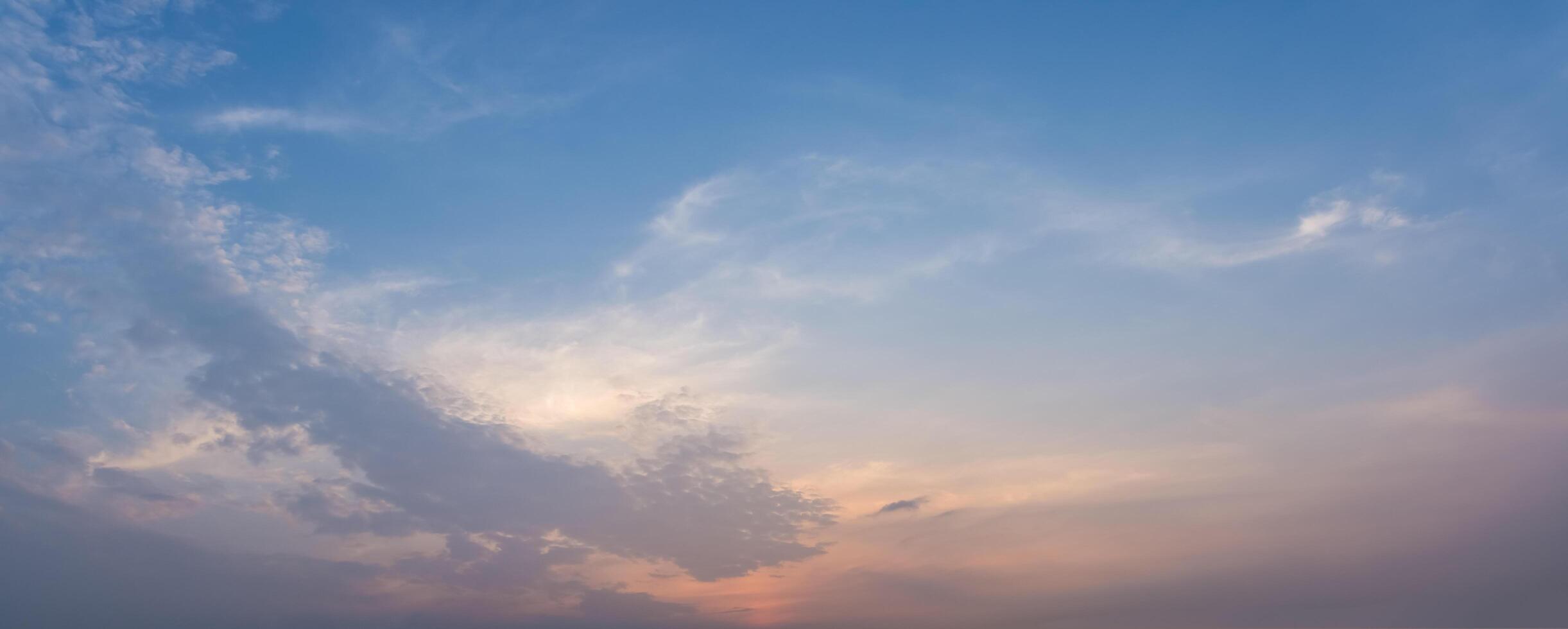 le ciel au coucher du soleil photo