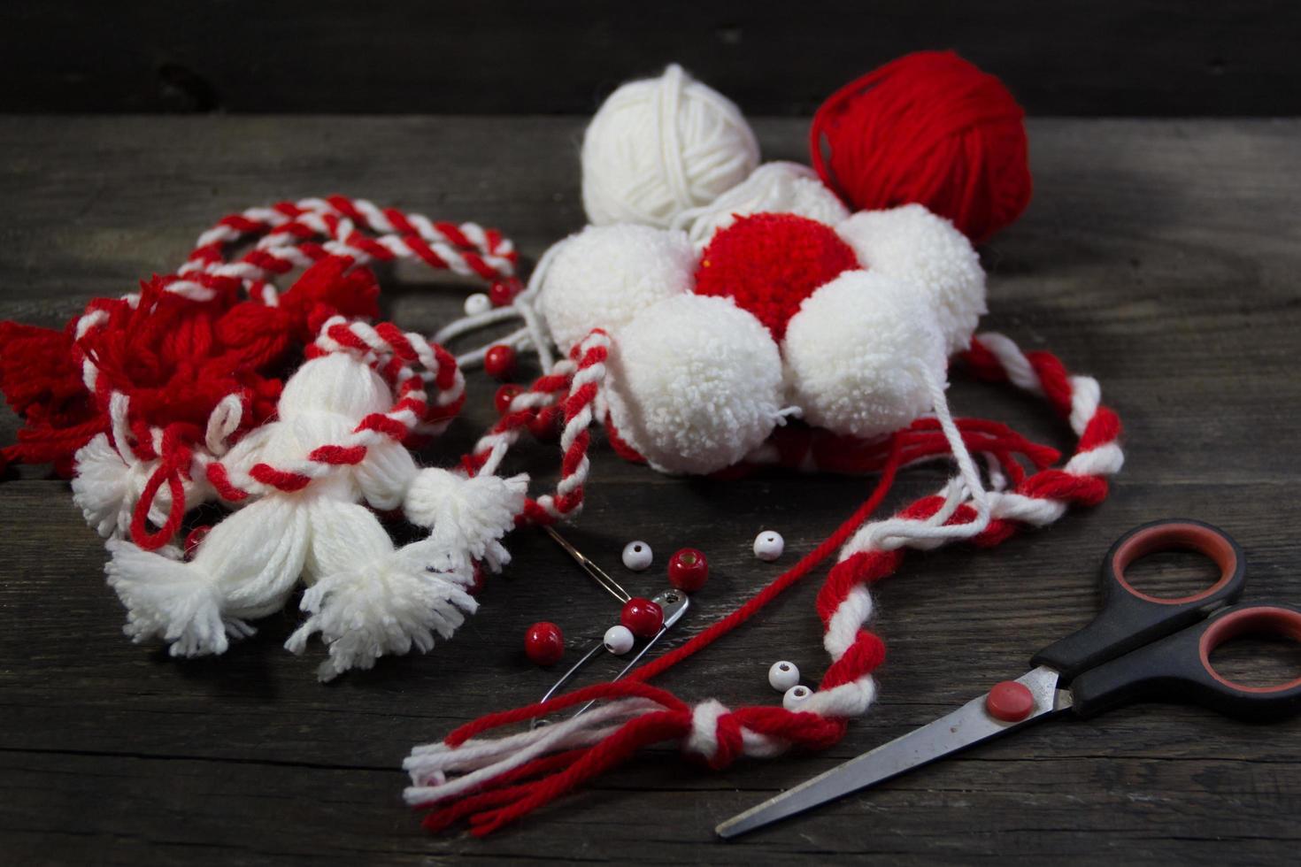 groupe d'objets pour l'artisanat du martisor photo