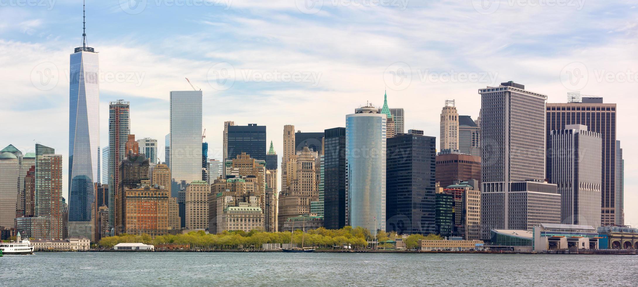 vue sur les toits de Manhattan à New York photo