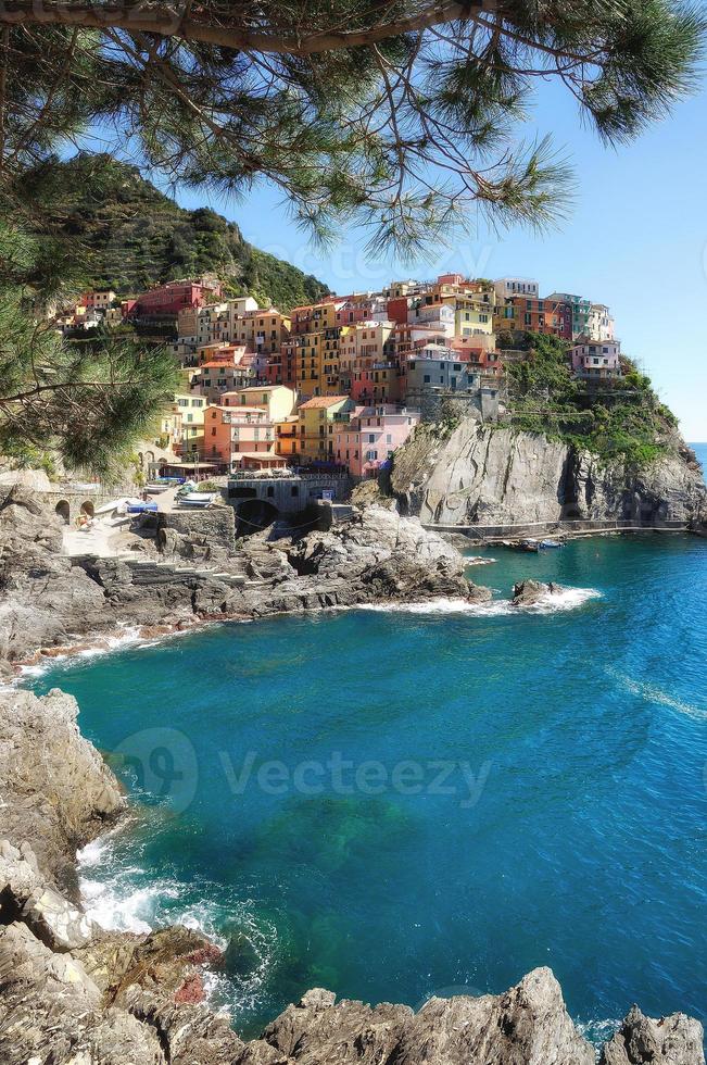 Village de manarola, Cinque Terre, Riviera italienne, ligurie, italie photo