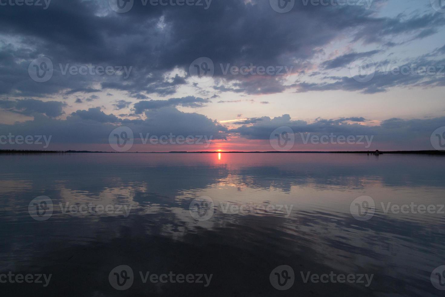 ondulations dans l'eau paysage photo