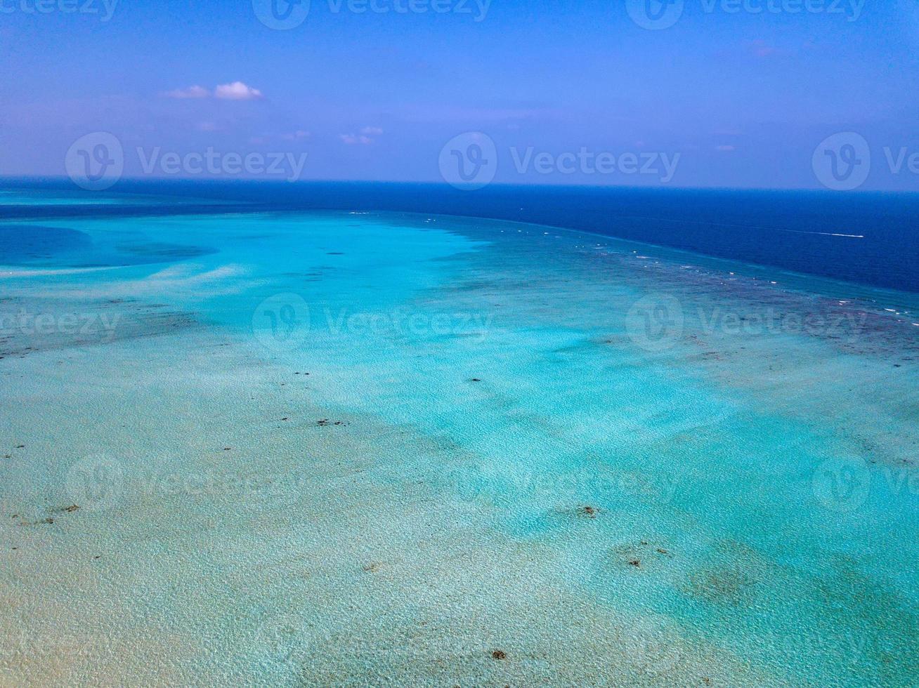 maldives vue aérienne panorama paysage photo