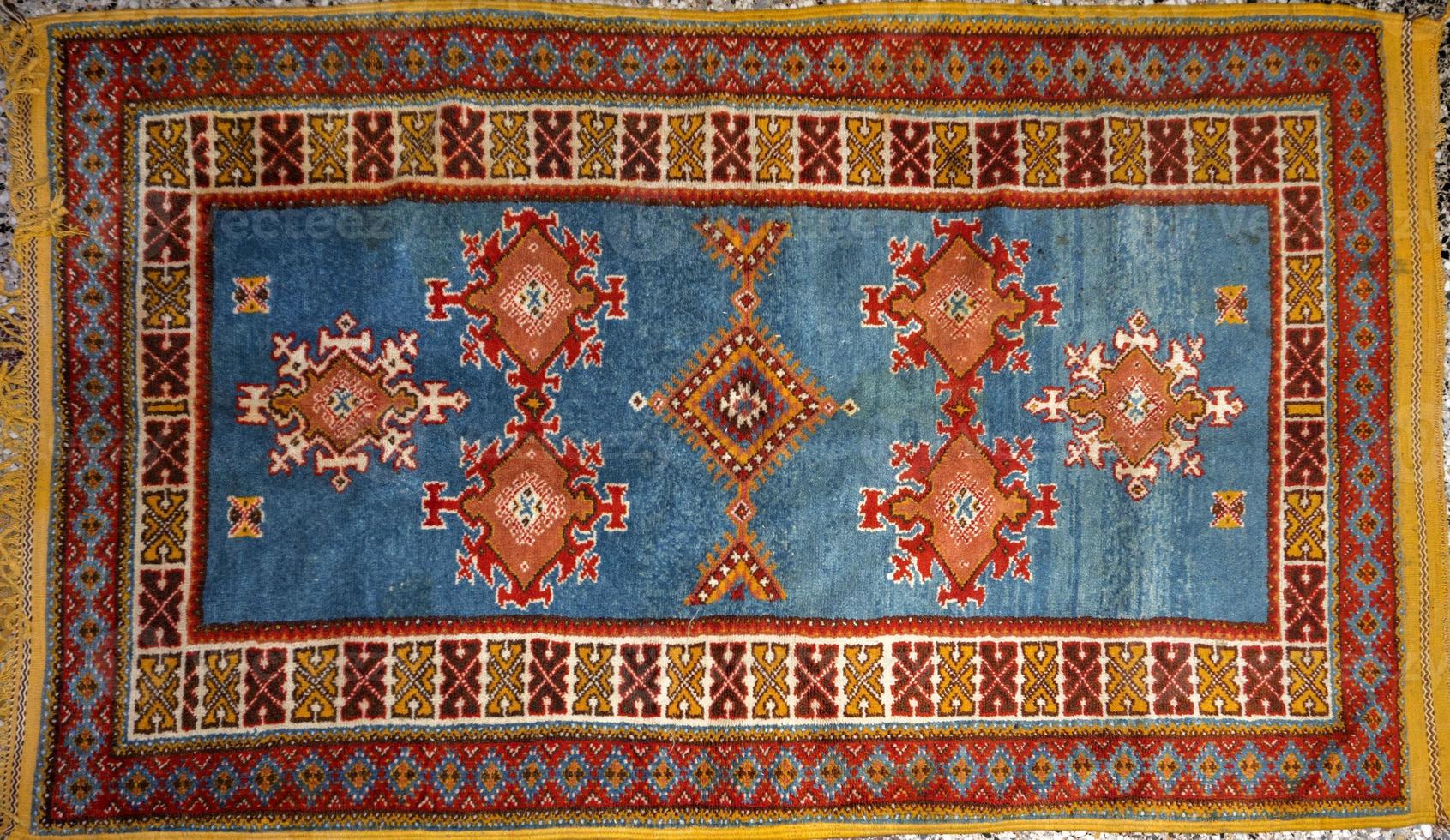 tapis persan vieux antique vintage photo