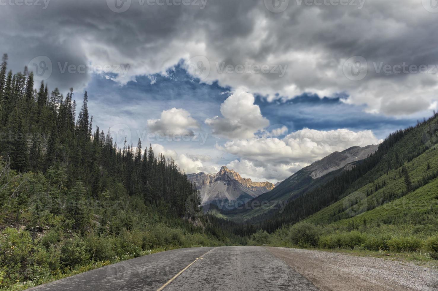 vue sur le glacier du parc yoho photo