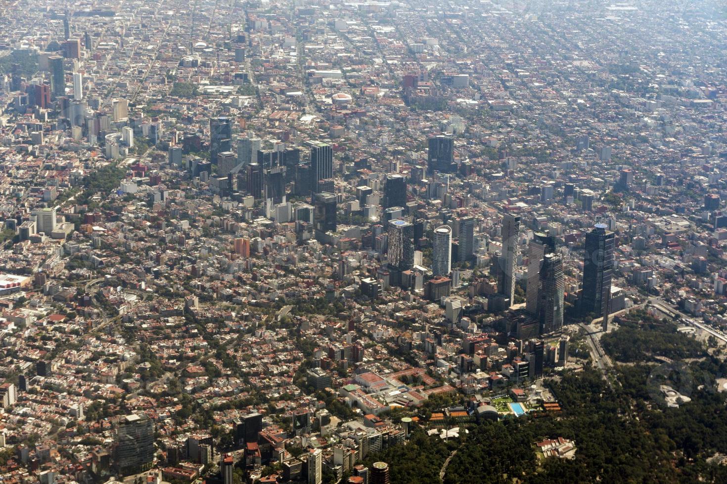 mexico ville vue aérienne paysage urbain panorama photo