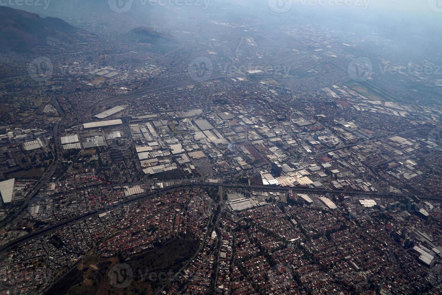 mexico ville vue aérienne paysage urbain panorama photo