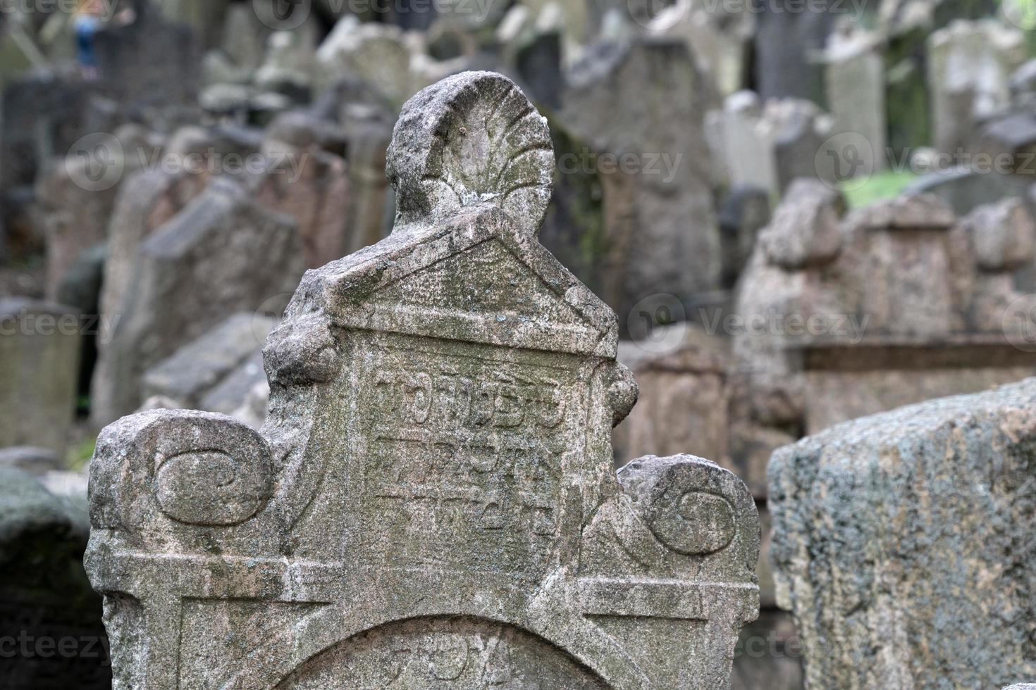 ancien cimetière juif de prague photo