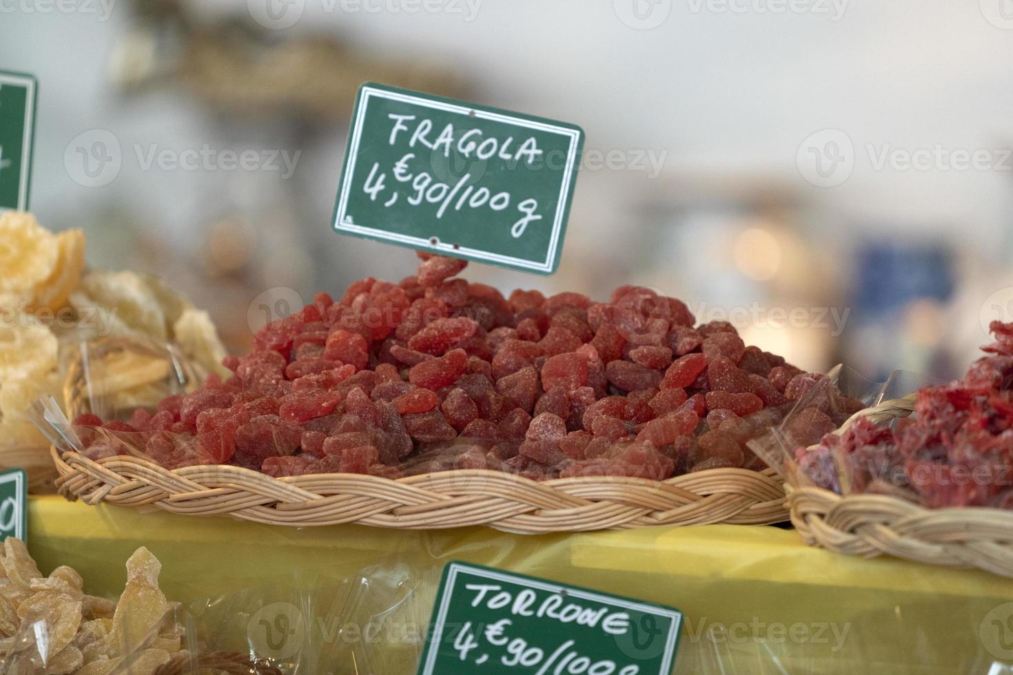 marché aux fruits déshydratés photo