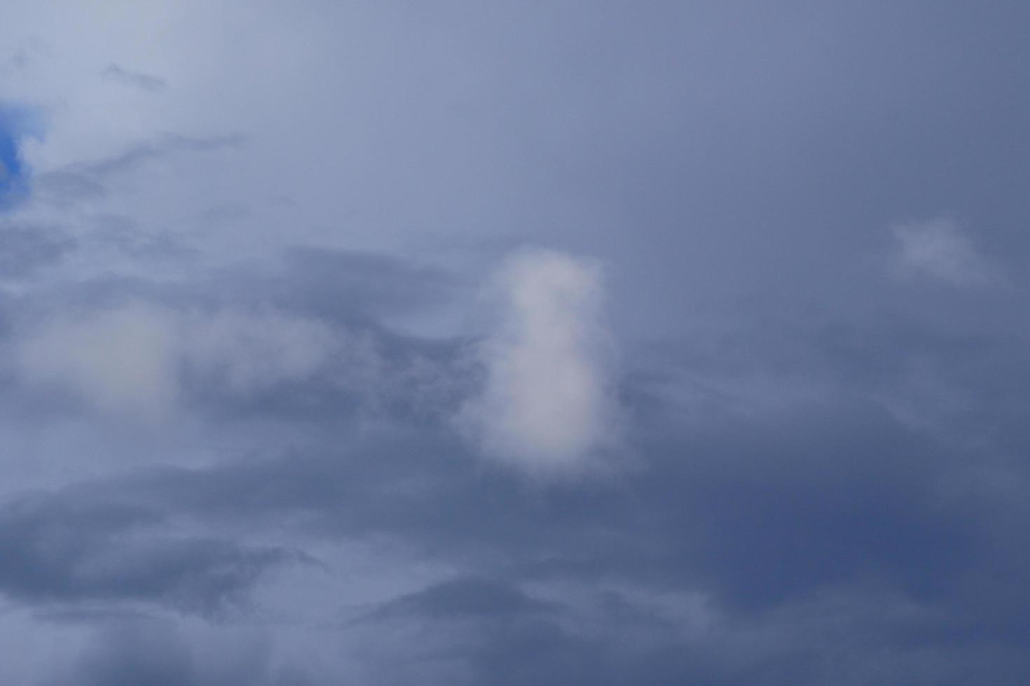 temps orageux et nuages sombres photo