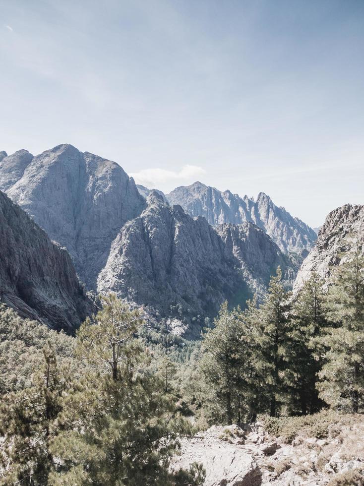 montagnes rocheuses de la Corse photo