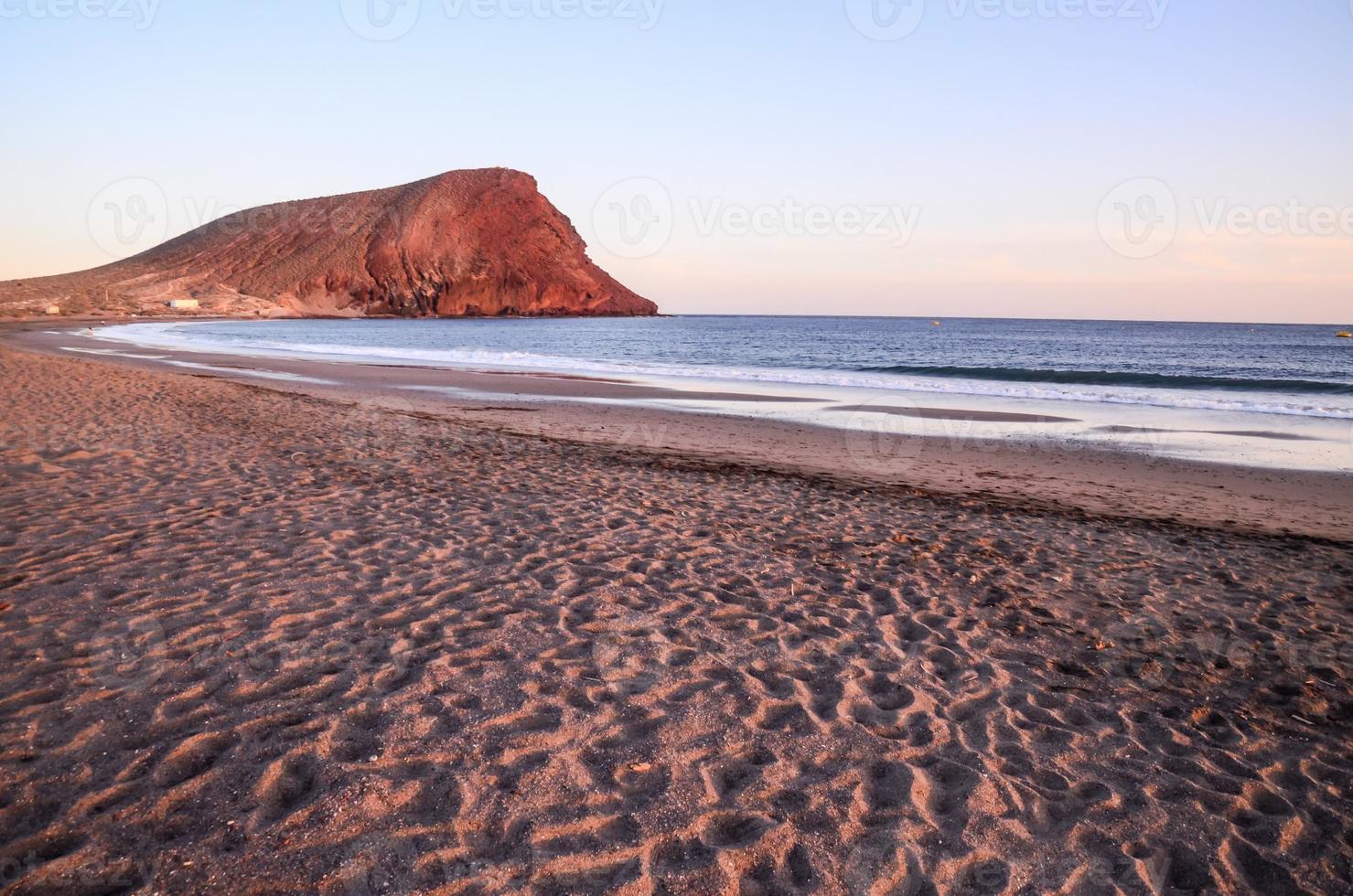 coucher de soleil sur la mer photo