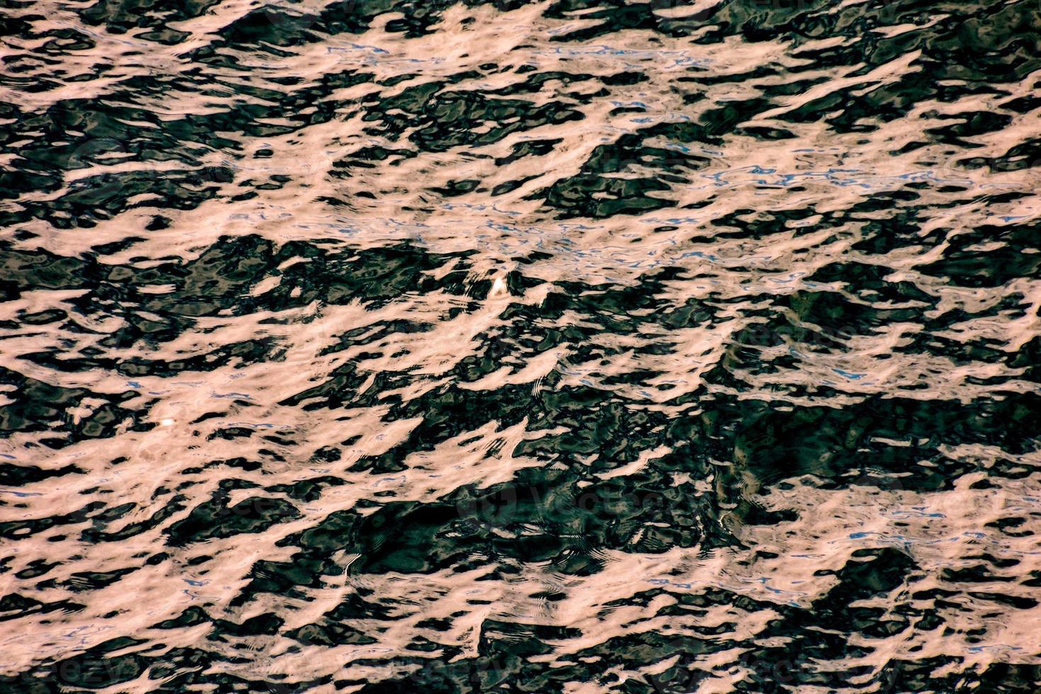 gros plan sur l'eau de mer photo